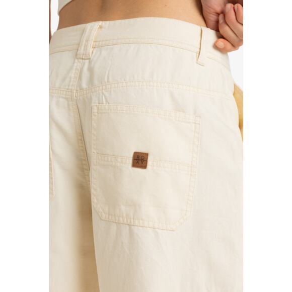 Roxy Left Again Women’s Cream Cargo Pants - Size XS - Picture 3 of 14